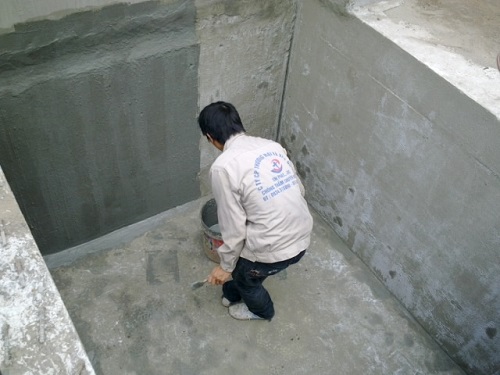 chống thấm hố thang máy