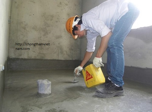 Thi công quét Sika chống thấm chuẩn kỹ thuật