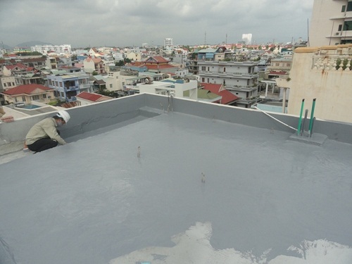 chống thấm sàn mái bằng sika