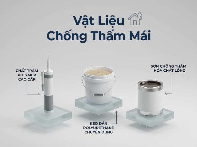 Giải pháp chống thấm dột mái ngói triệt để nhờ các loại keo và hóa chất chuyên dụng hiện nay.