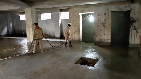 Sử dụng nhựa đường 60/70 phuy chống thấm tầng hầm