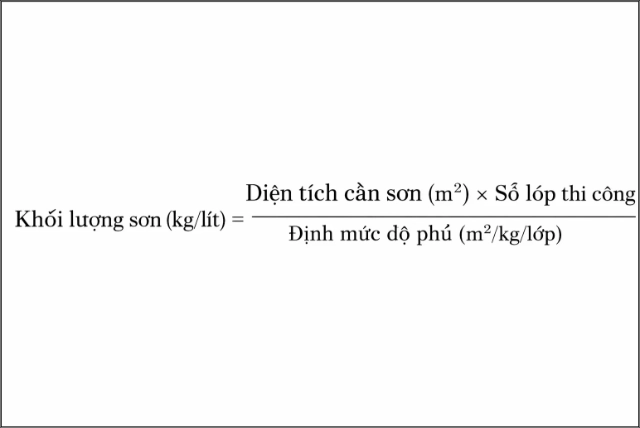 Tính chi phí sơn chống thấm ngoài trời