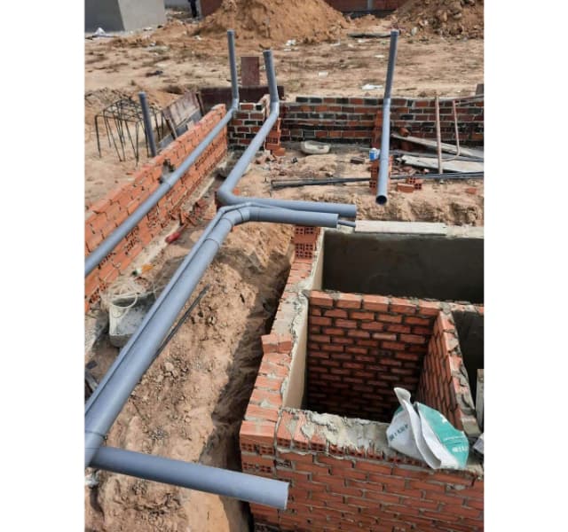 Ví dụ bóc tách chi phí điện nước cho nhà ống 3 tầng