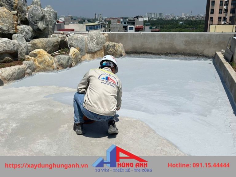Chống thấm sàn mái và sê nô thoát nước