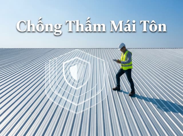 Các giải pháp chống thấm mái tôn hiệu quả, bảo vệ ngôi nhà khỏi dột nát và rỉ sét